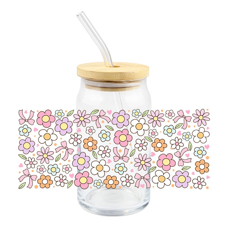 Spring Flowers and Ribbons
