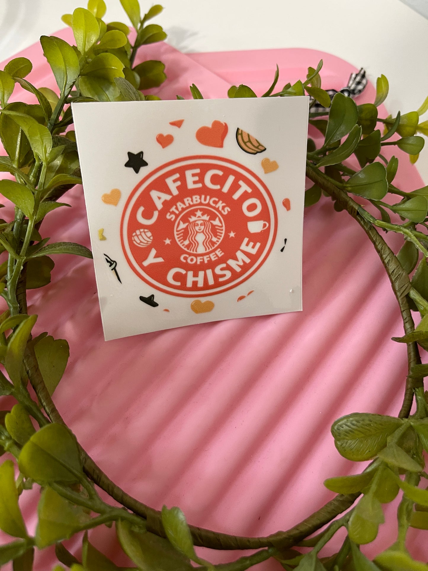 SB Cafecito y Chisme Peach