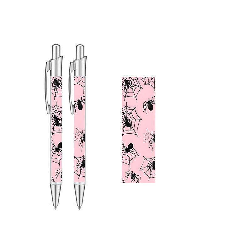 Pink Spiderwebs Pen Wrap
