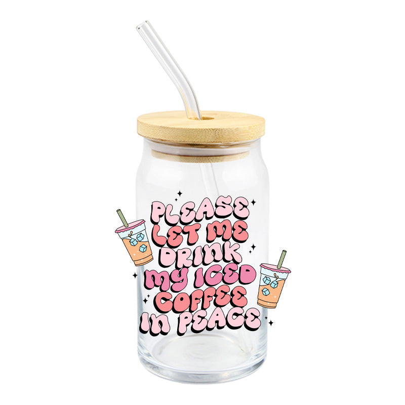 Iced Coffee Decal