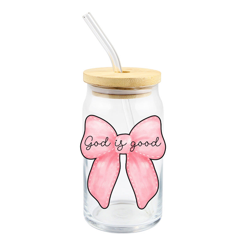 Pink Bow God is Good (DTF)