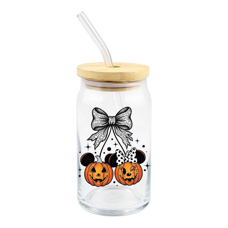 Mouse Pumpkin Cherries Decal