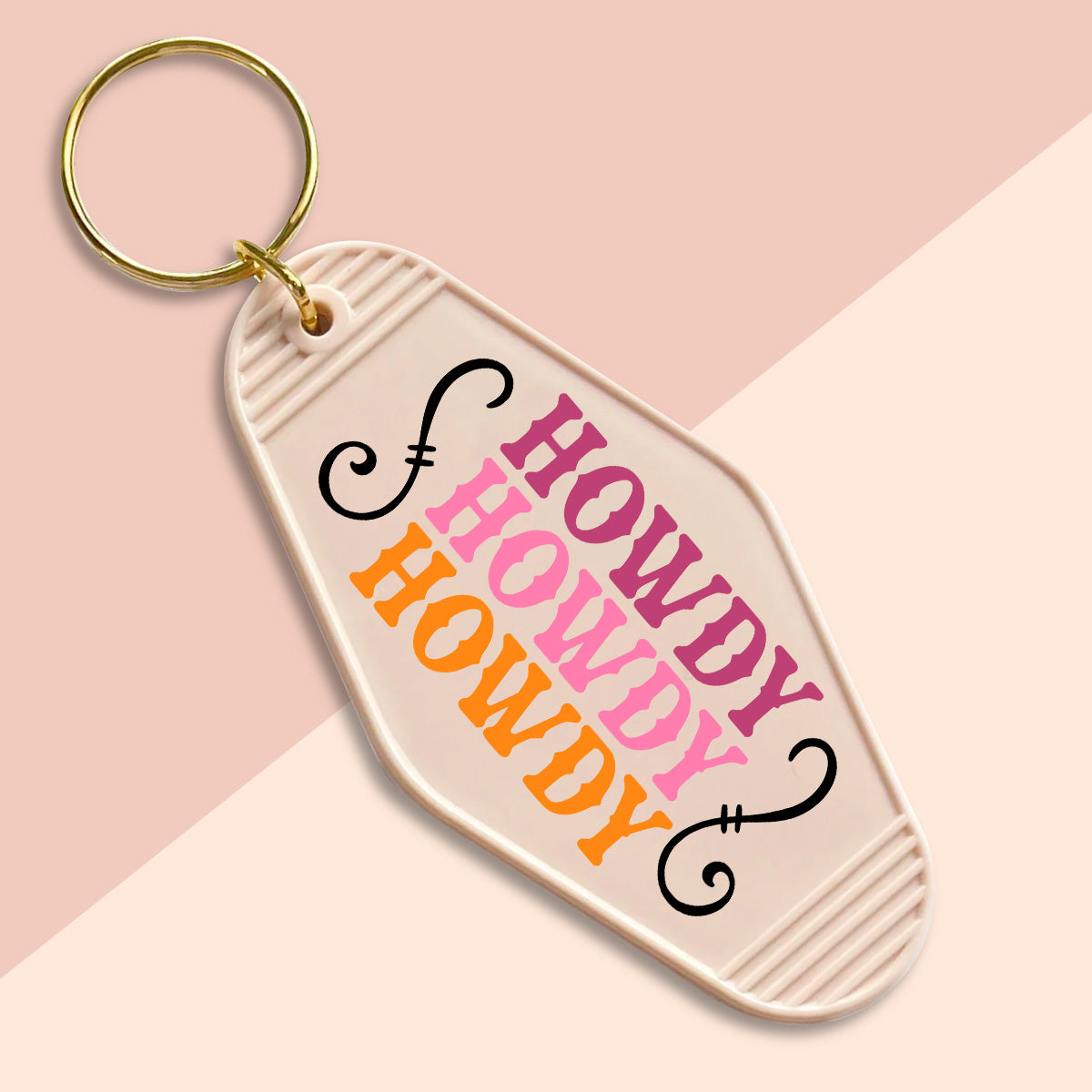 Howdy Howdy Howdy-UVDTF Keychain Decal
