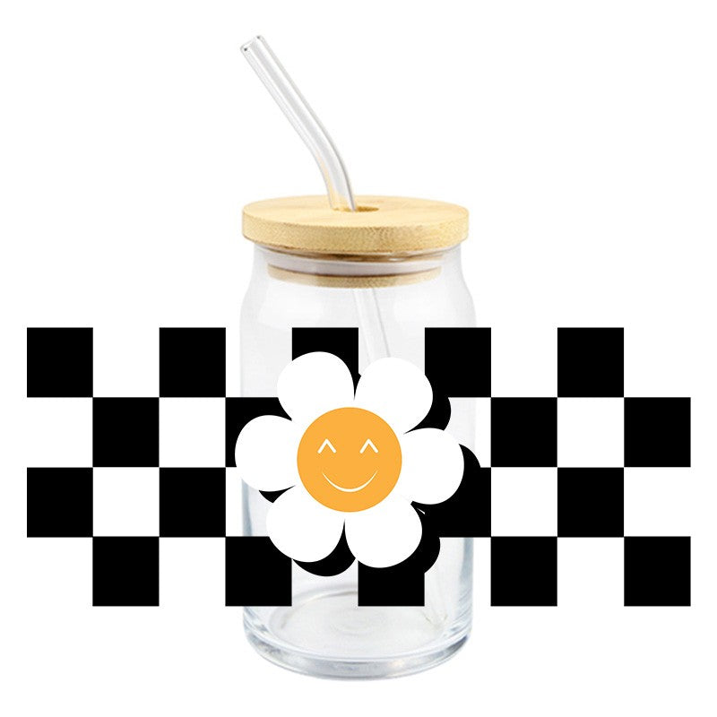 Checkered Smiley Face