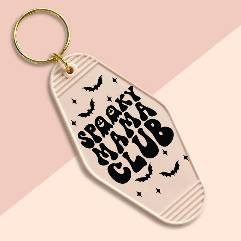 Spooky Mama Club-UVDTF Keychain Decal