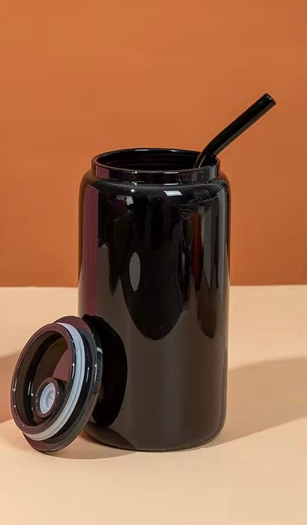 Black Glass Can