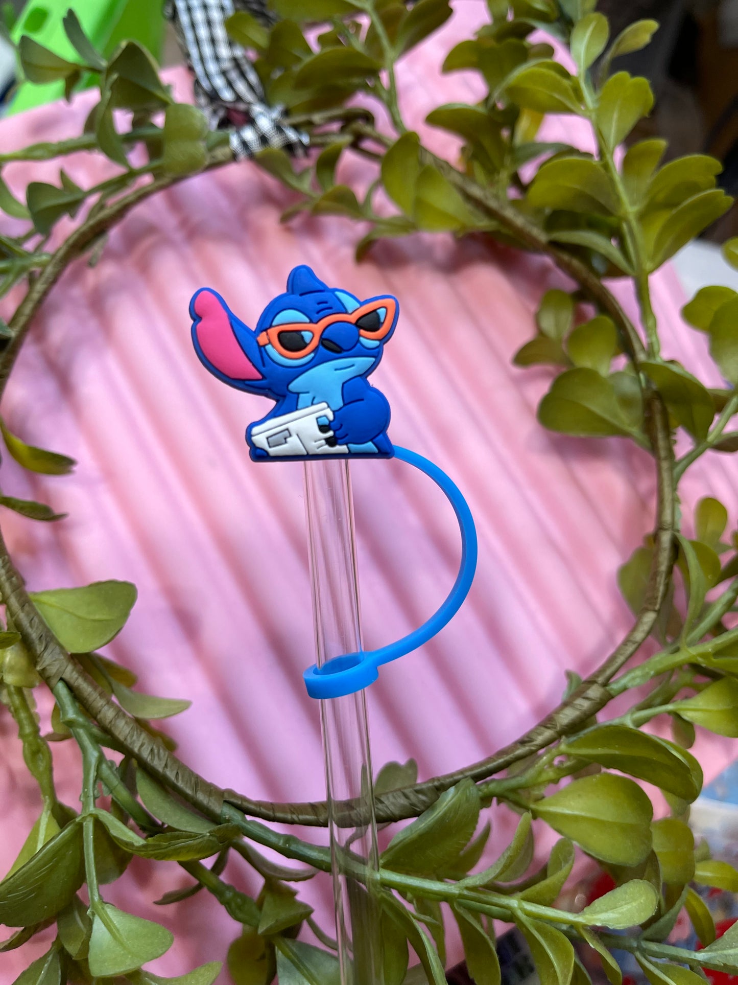 Straw Toppers (Blue Alien)