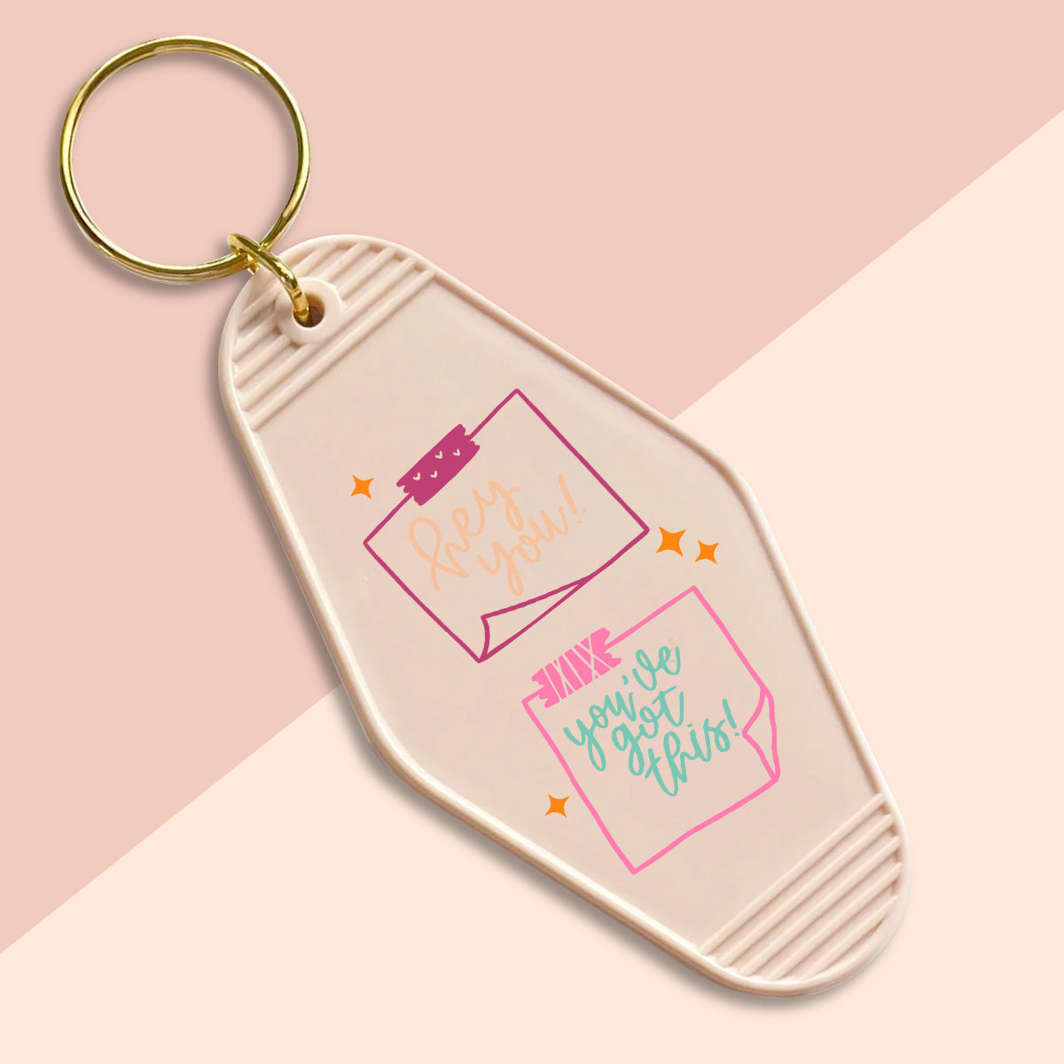 Notes-UVDTF Keychain Decal