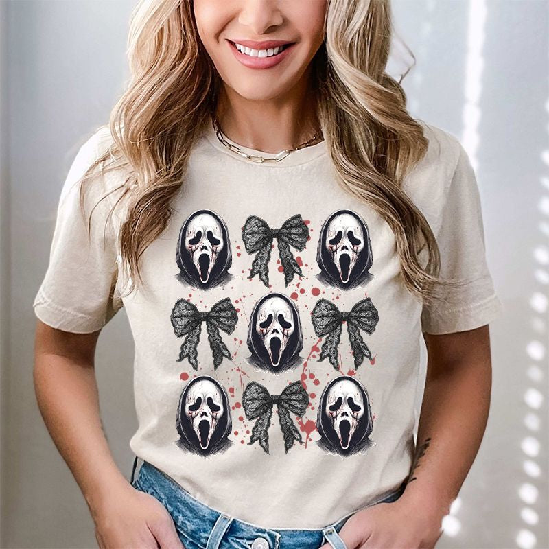 Ghost Face Bows (DTF)