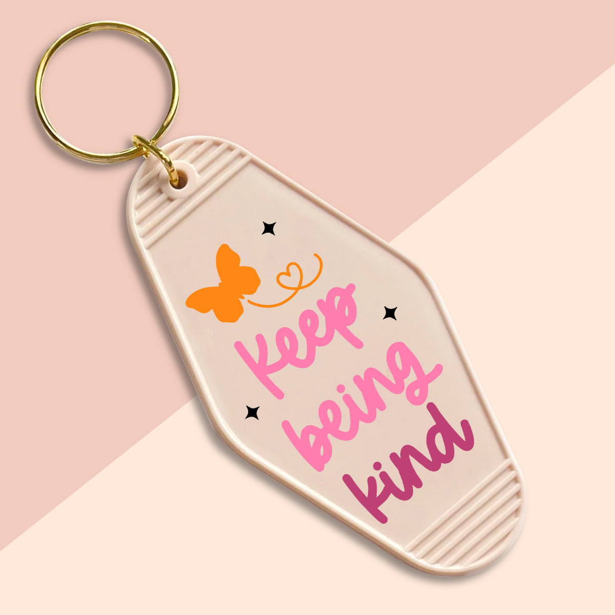 Keep being kind-UVDTF Keychain Decal
