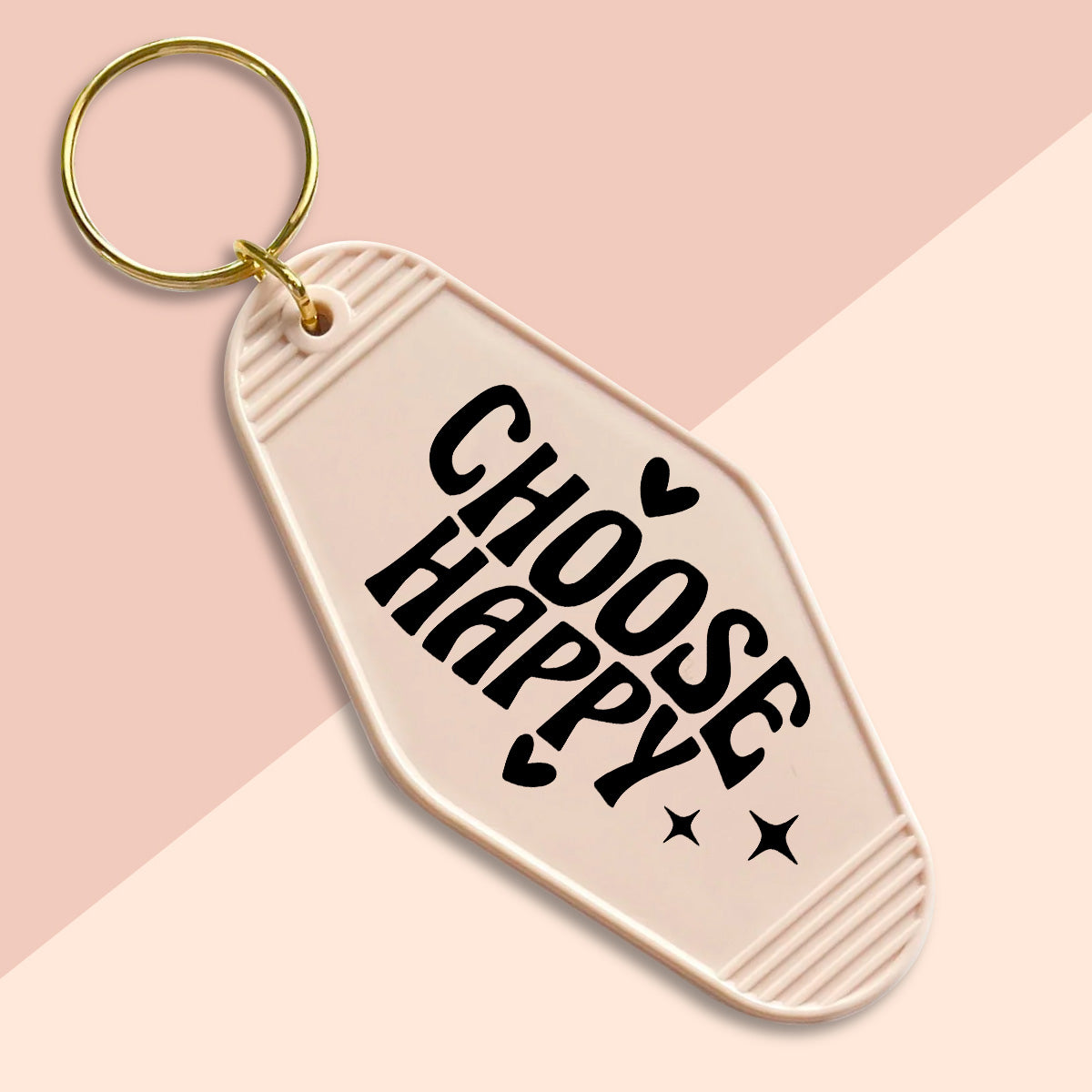 Choose Happy-UVDTF Keychain Decal
