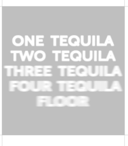One tequila- Shot Decal
