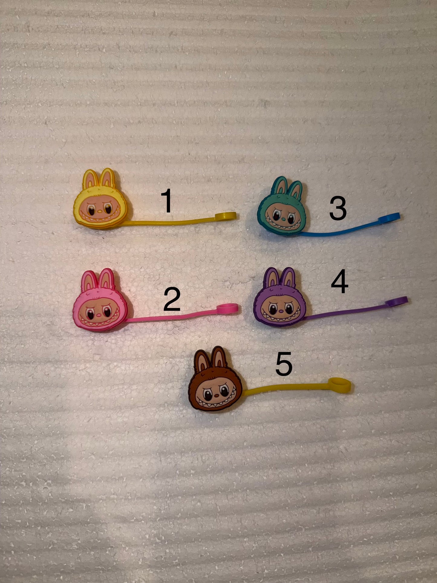 Straw Toppers (Labubu)