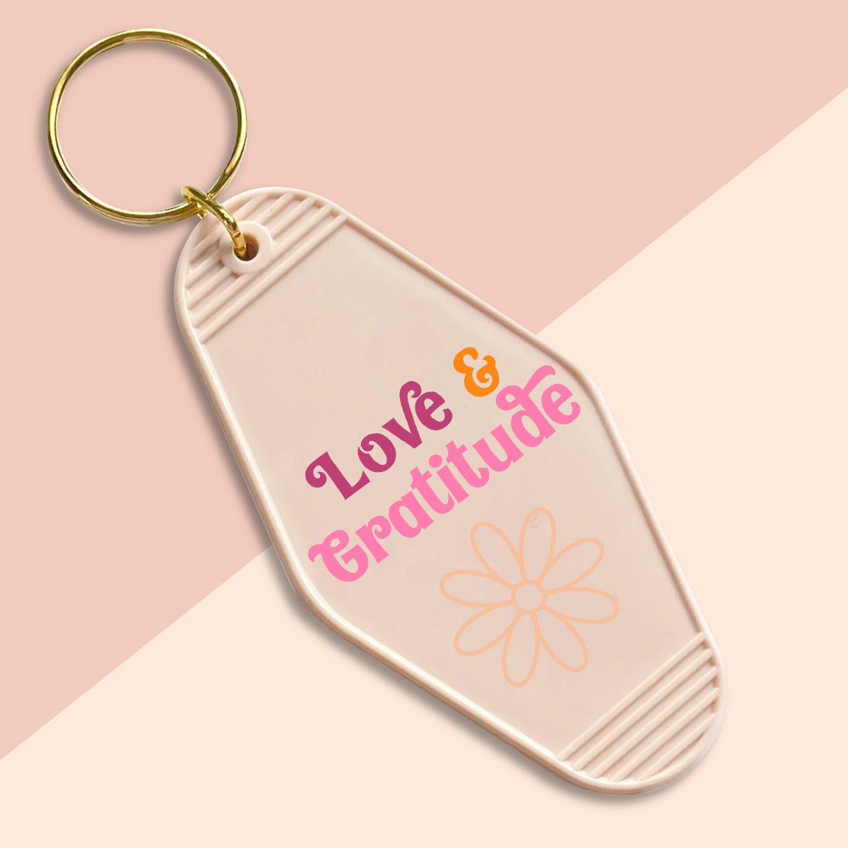 Love & Gratitude-UVDTF Keychain Decal