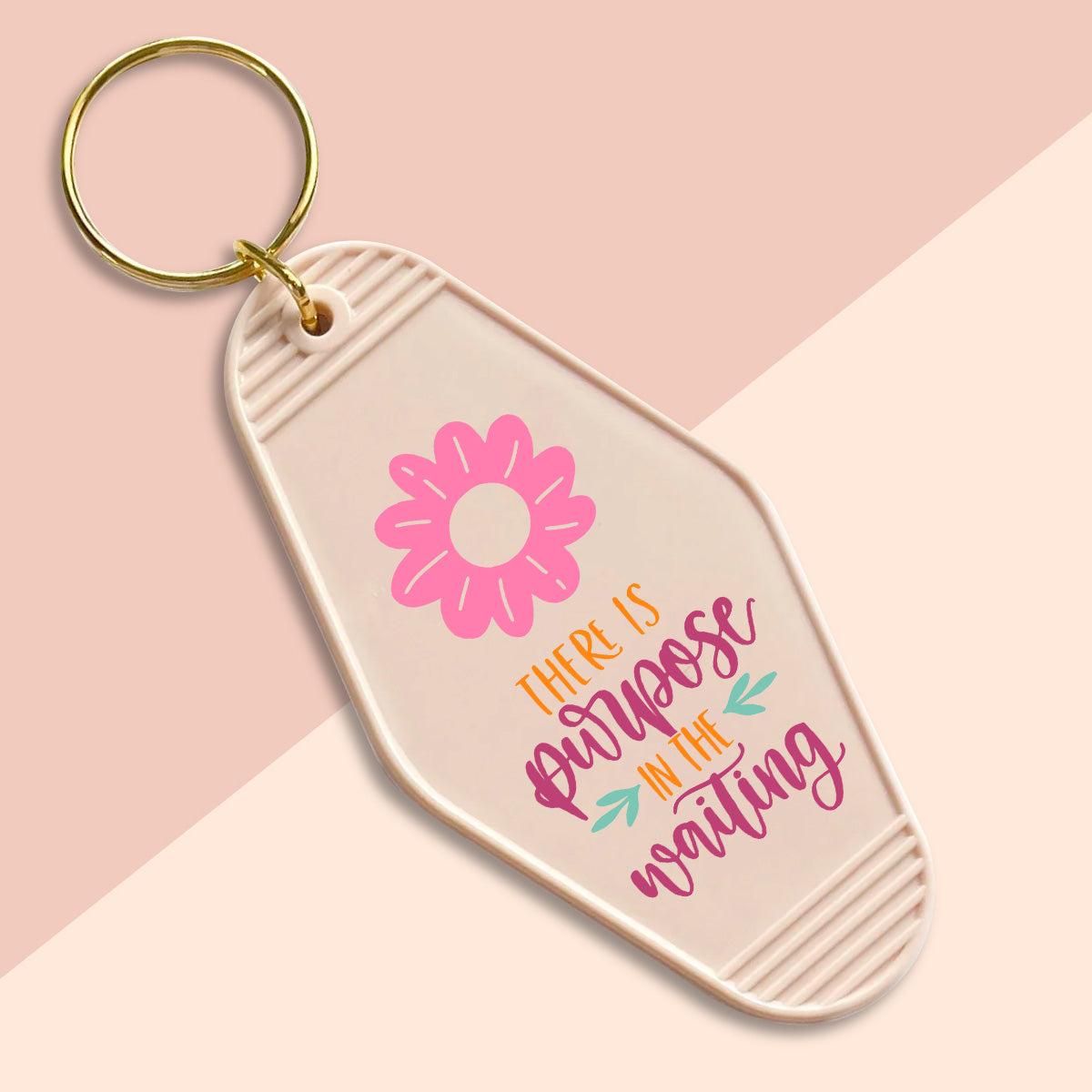 There is purpose-UVDTF Keychain Decal