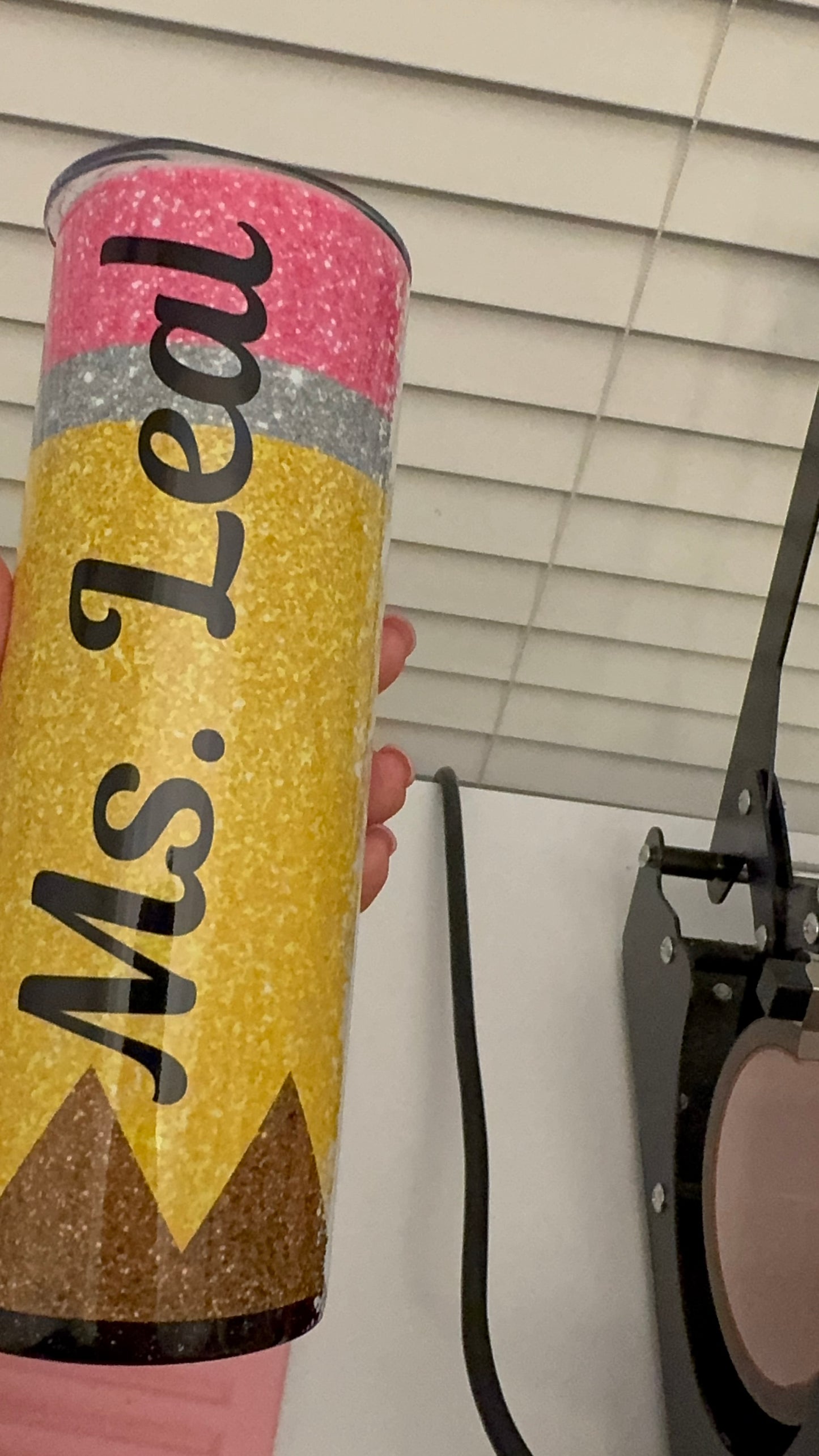 Yellow Teacher Tumbler