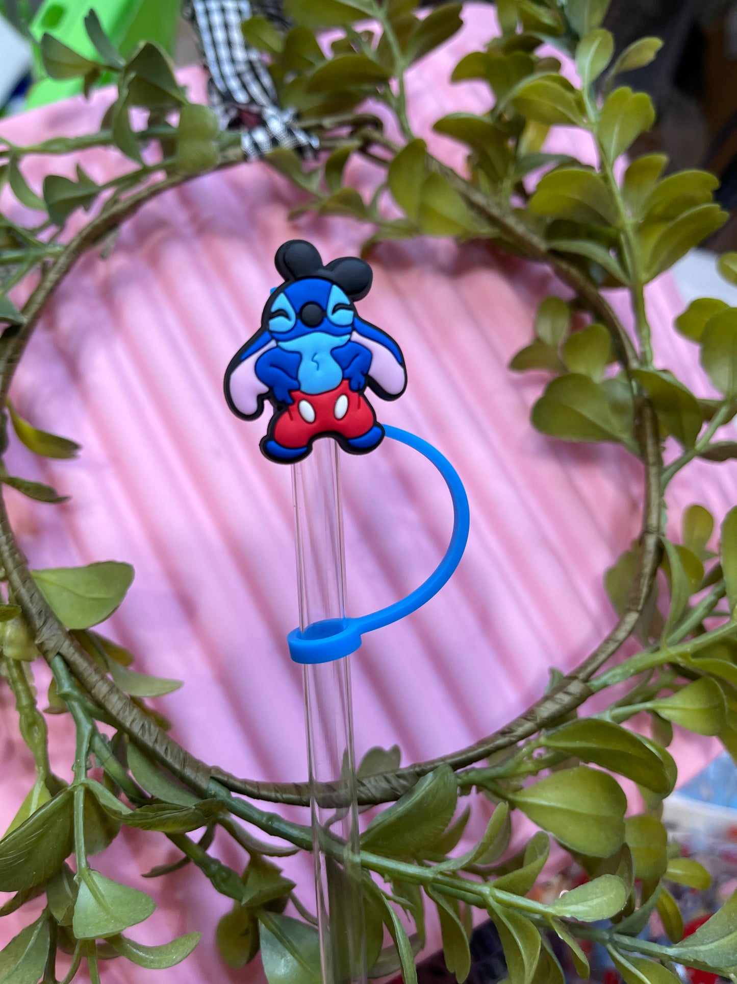 Straw Toppers (Blue Alien)