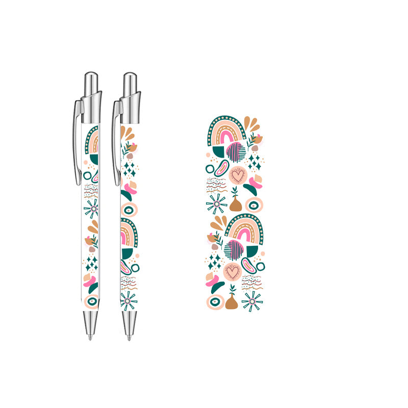 Heart rainbow Pen Wrap