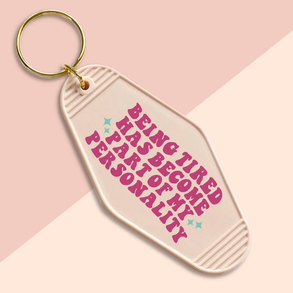 Being Tired-UVDTF Keychain Decal