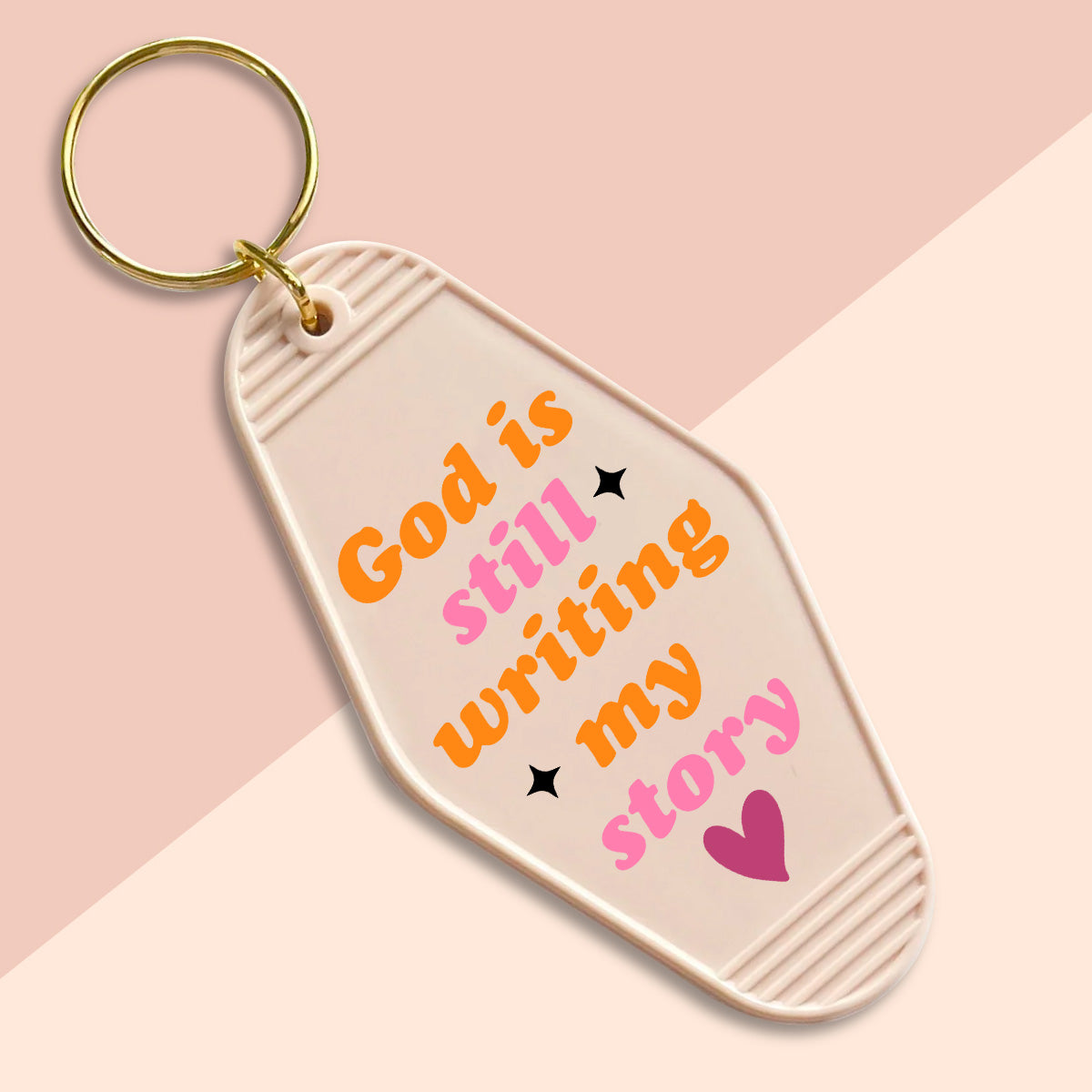 God is still writing my story-UVDTF Keychain Decal