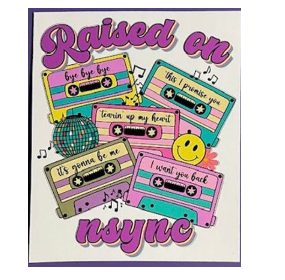 Raised on Nsync (Purple) Decal