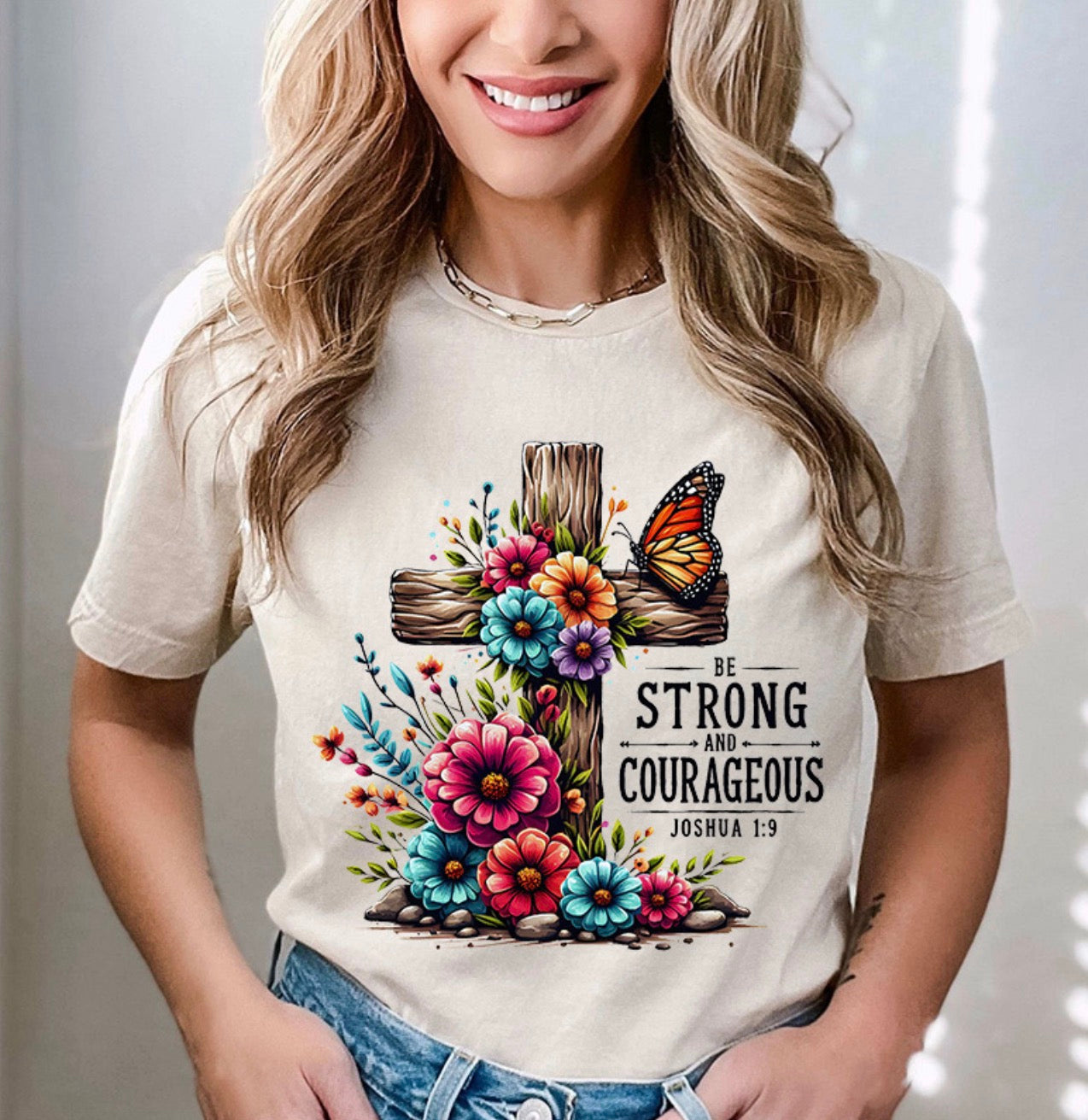 Be Strong Cross (DTF)