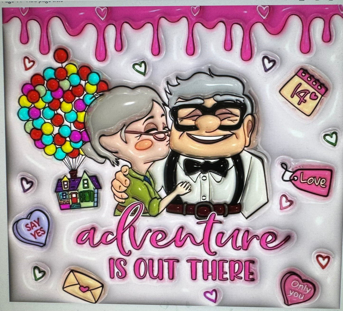 UP Bubble Hearts Tumbler