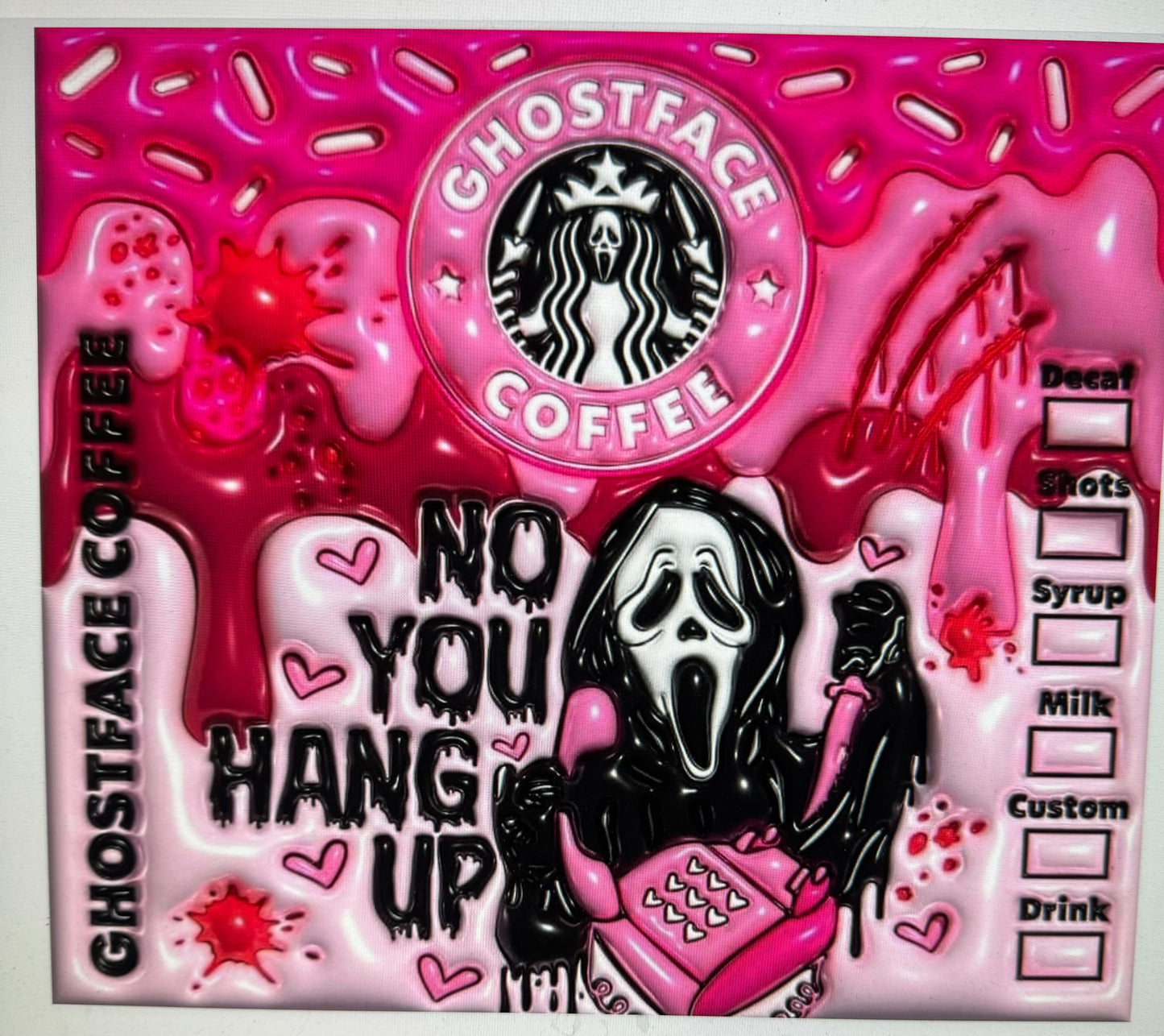 No you hang up Tumbler