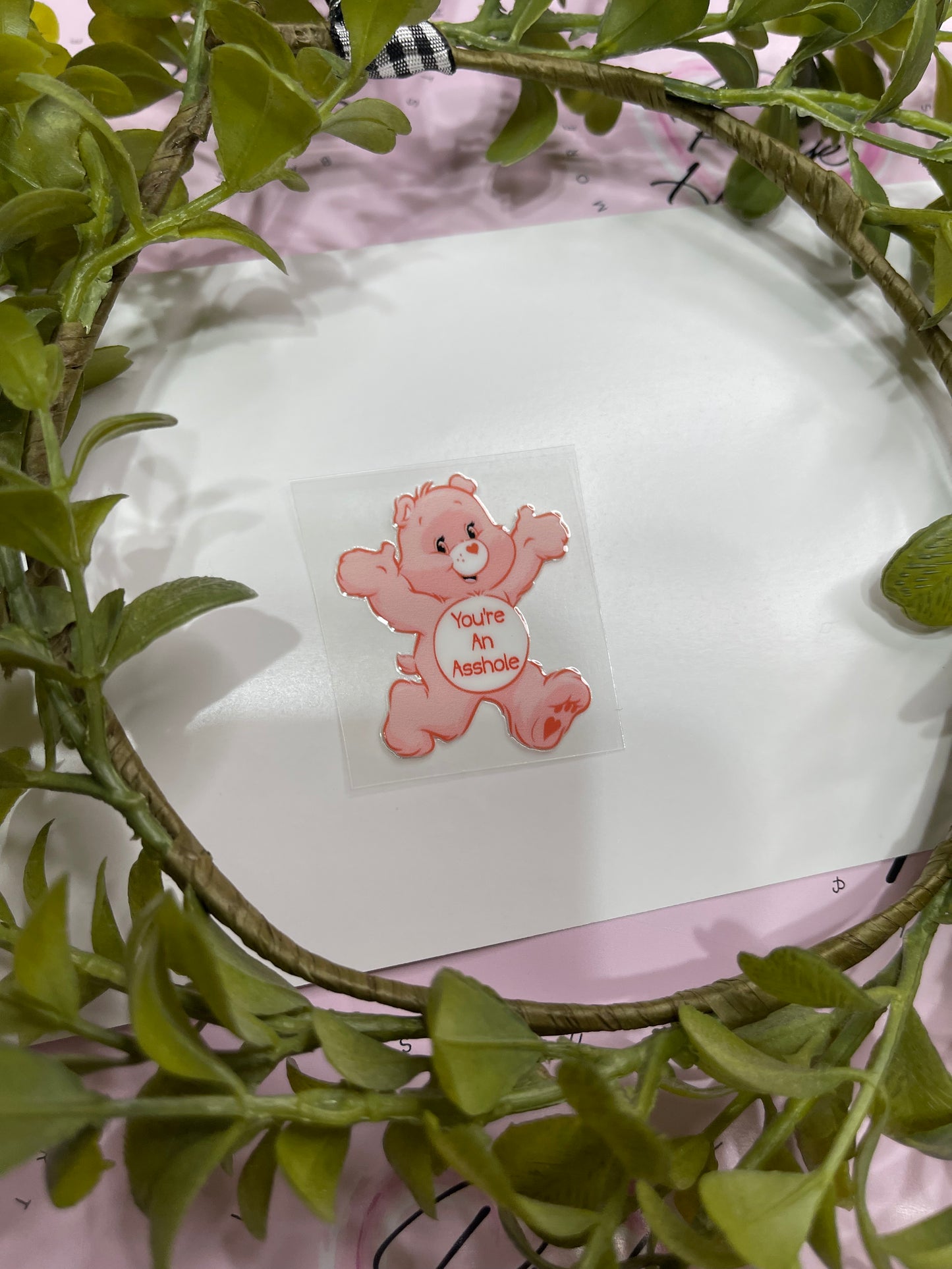 Swear Bear-You’re an A- Shot Decal