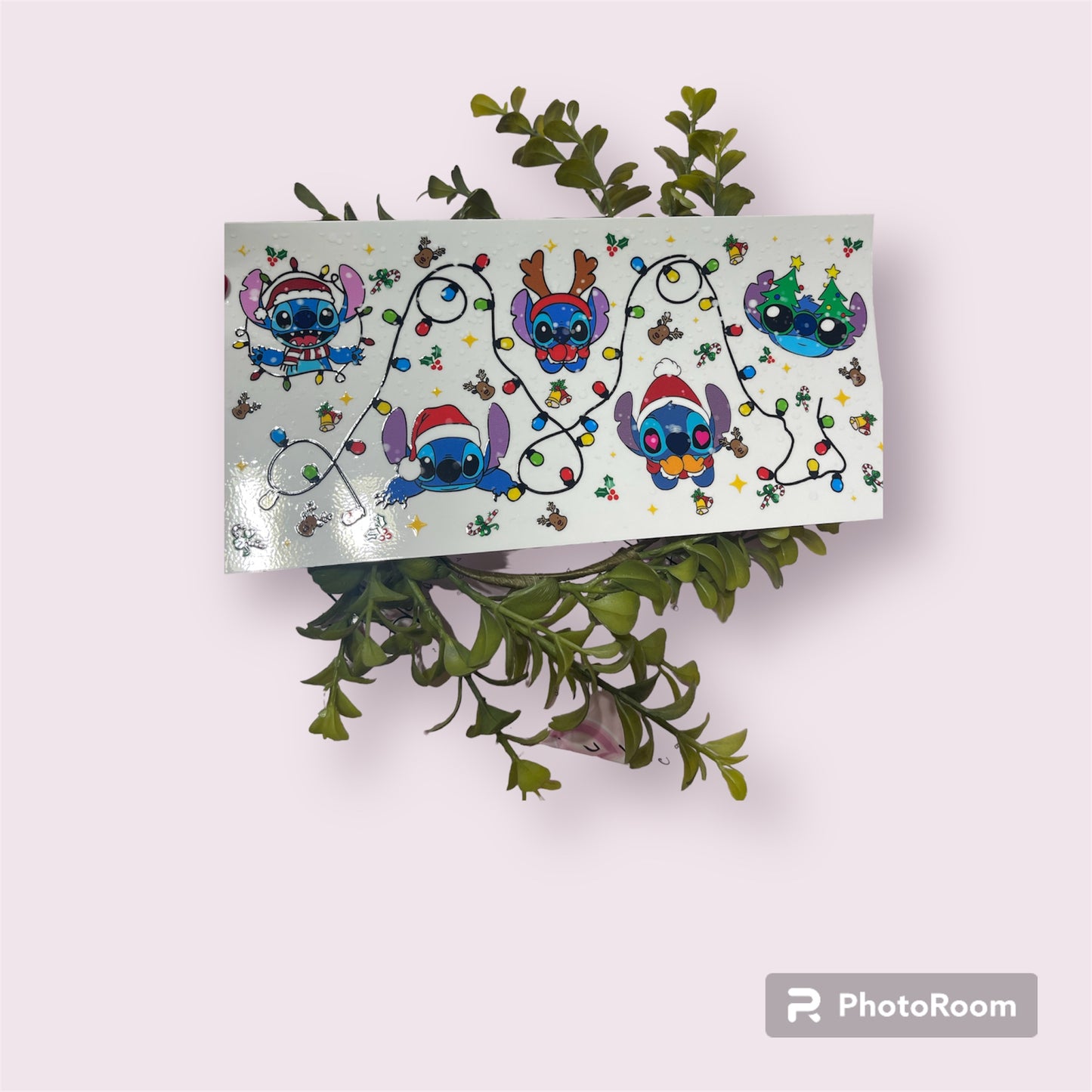 Blue Alien Christmas Lights