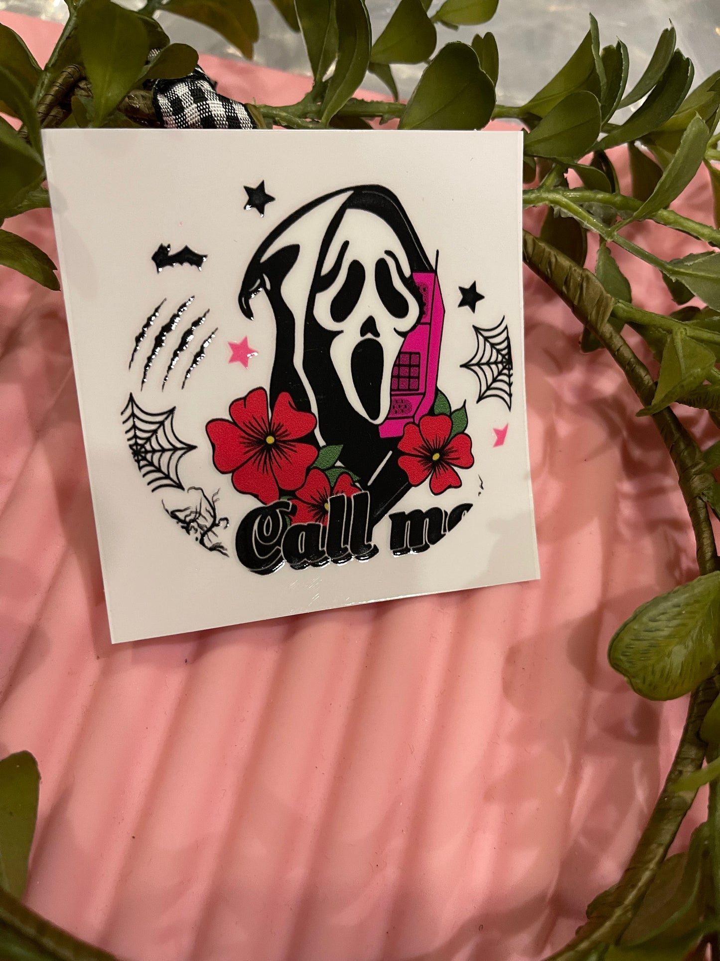 TRIO GHOSTFACE LID DECAL ONLY