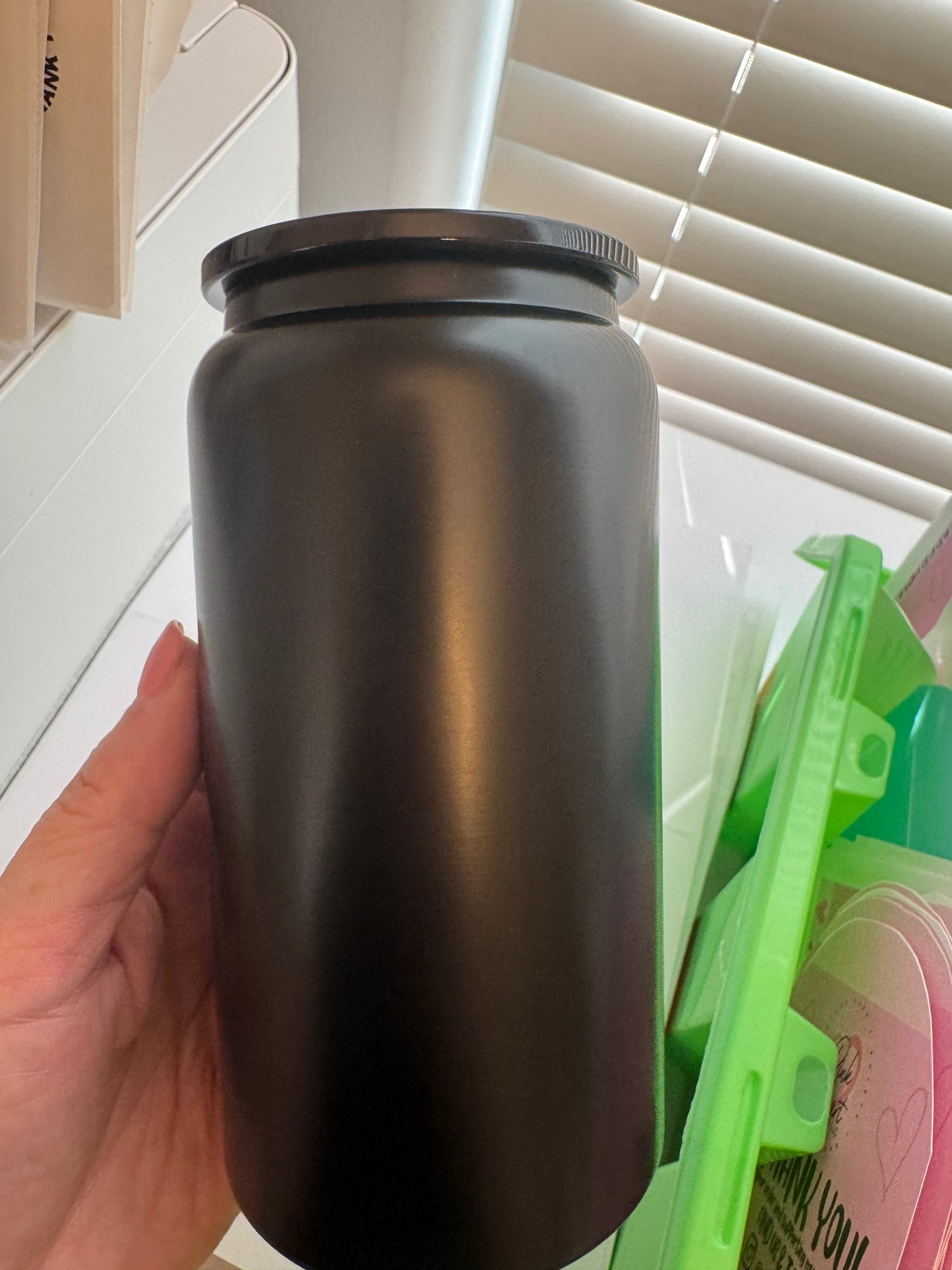 Black stainless steel Can