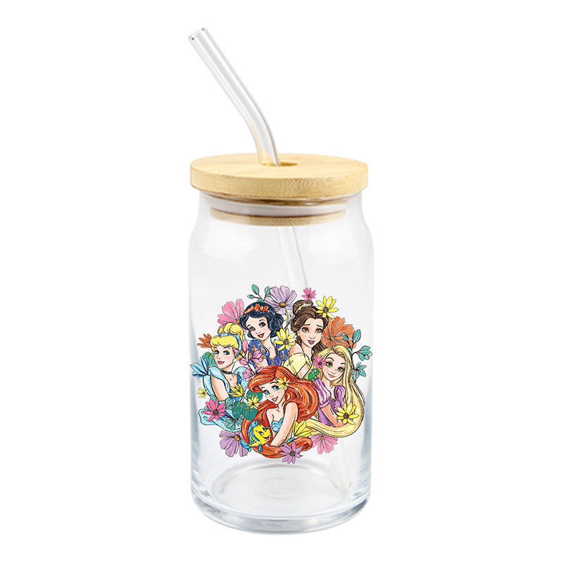 Princess Flowers Decal