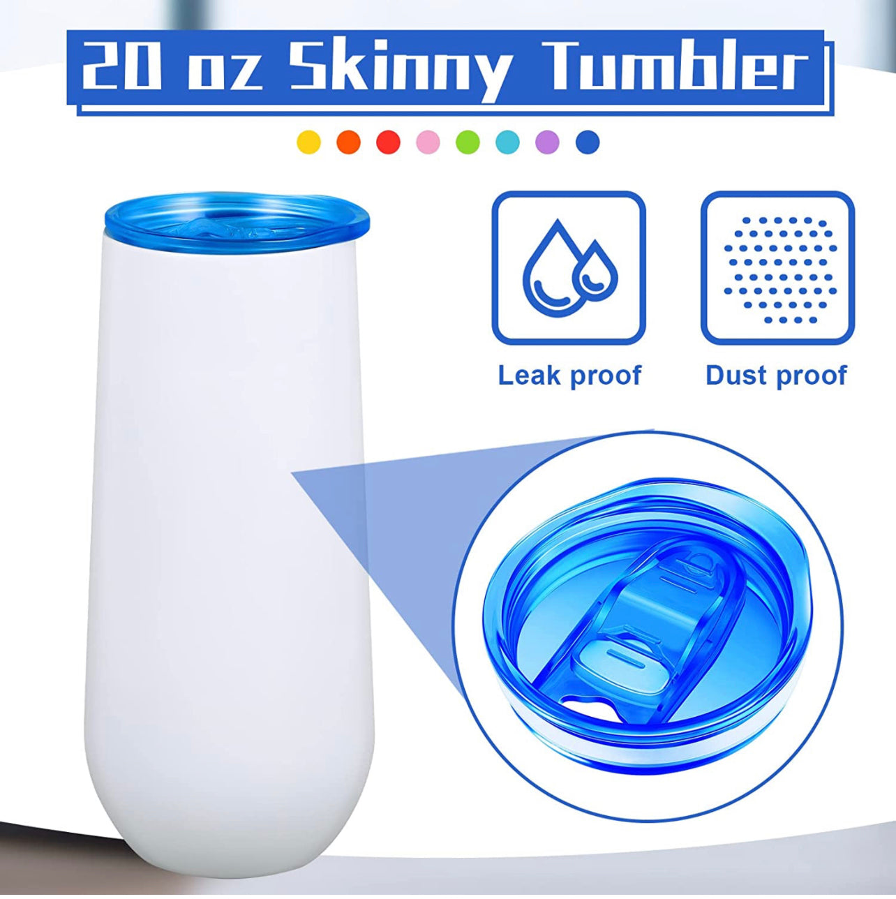 Colored Tumbler Lid