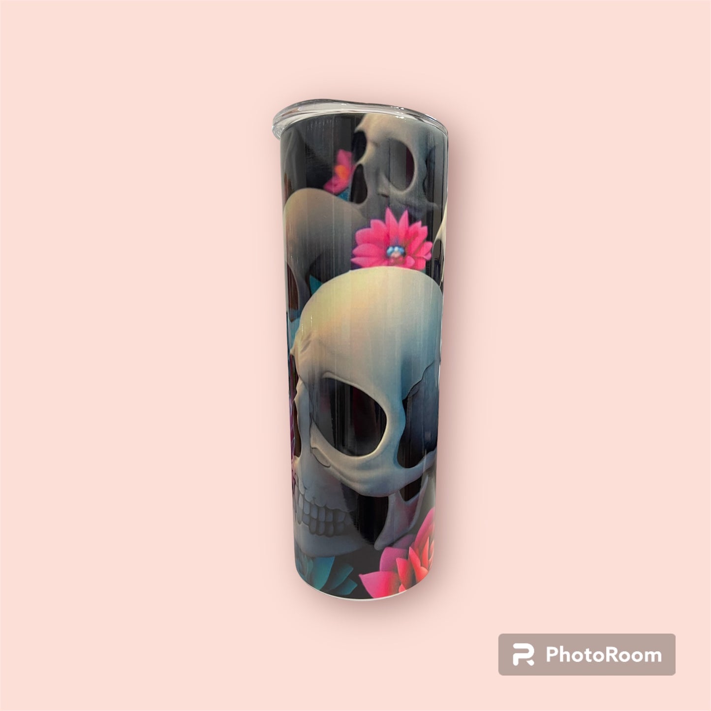 3D Tumbler Skulls