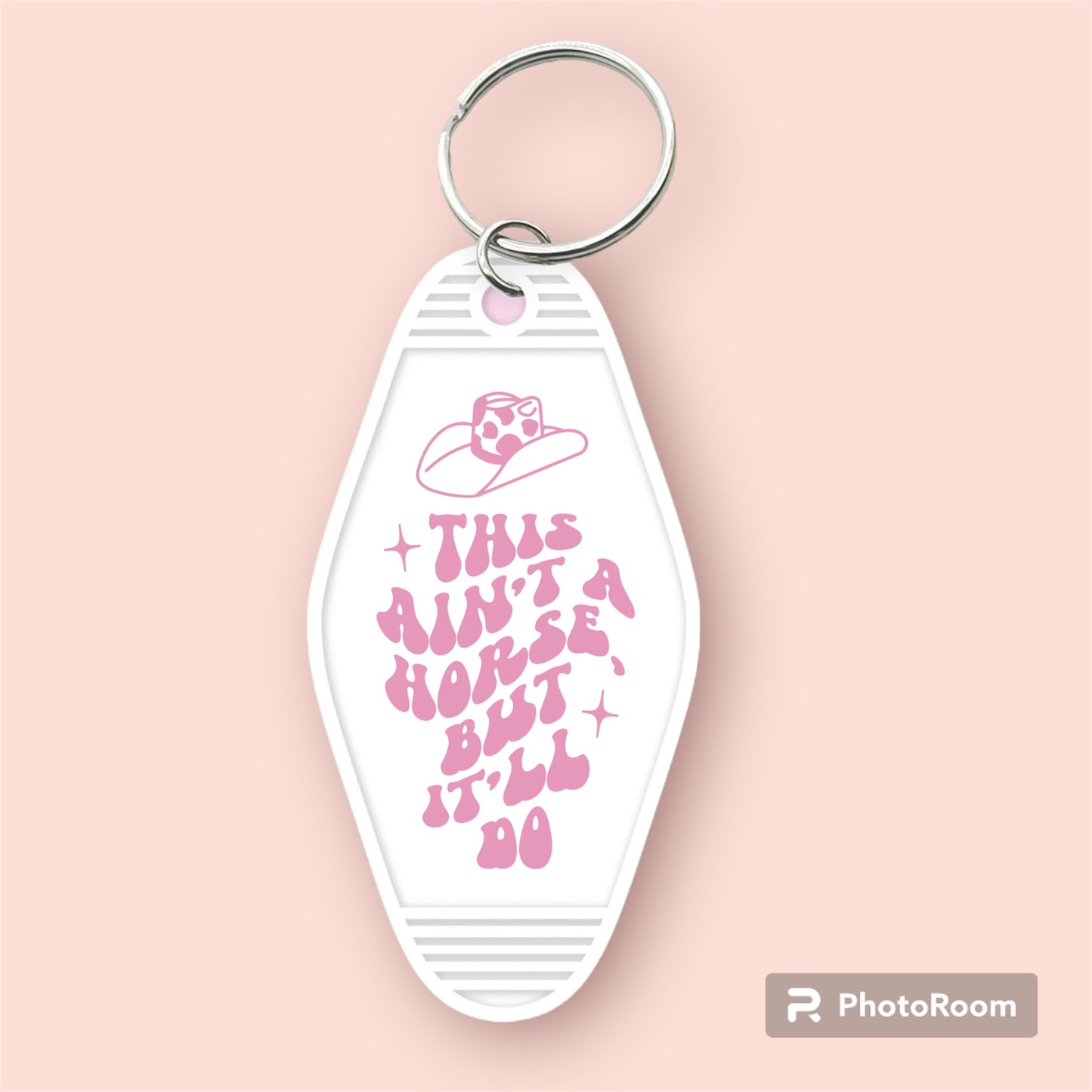 This ain't a horse but it'll do-UVDTF Keychain Decal