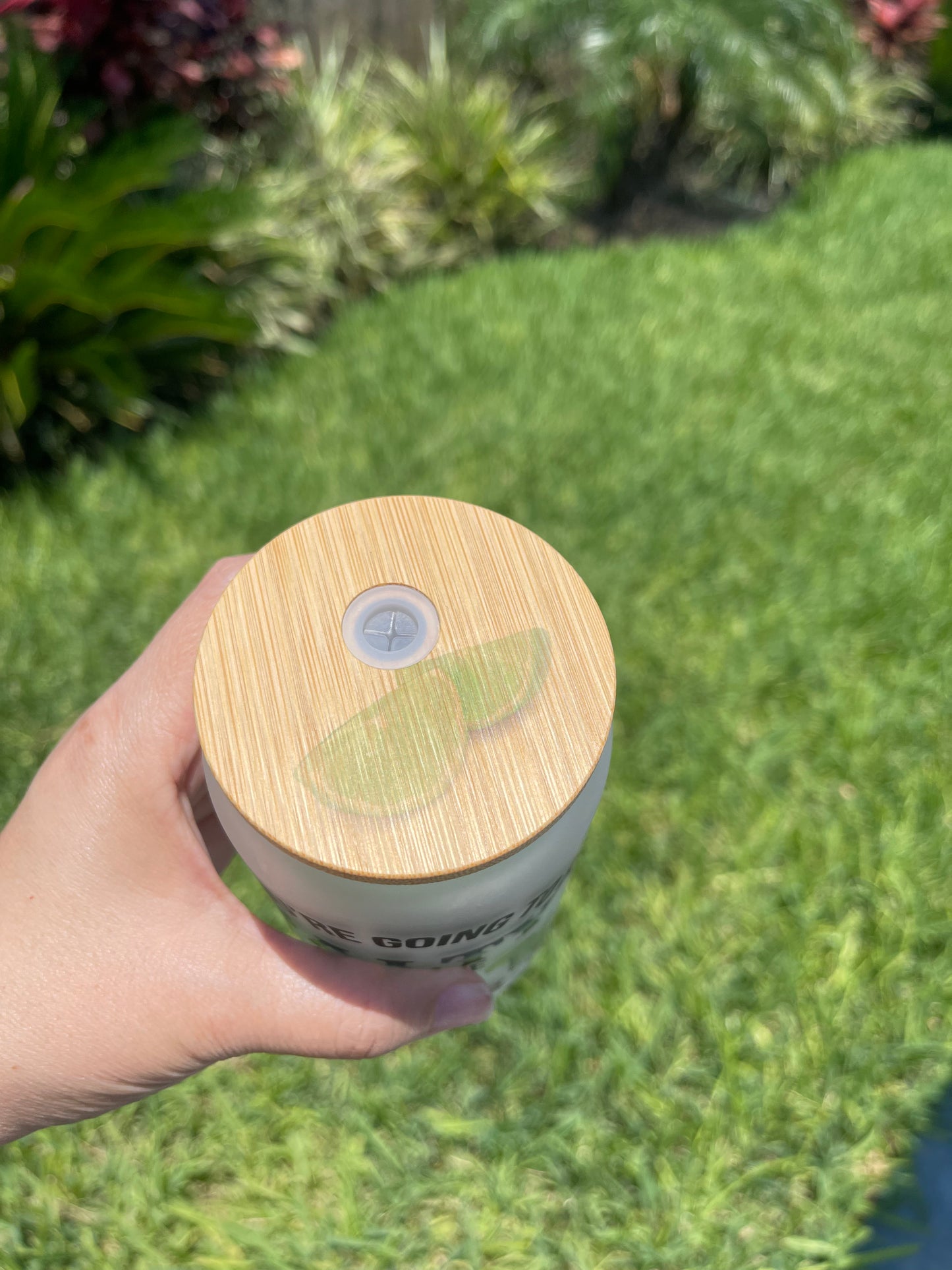 Bring the Tequila Frosted Glass