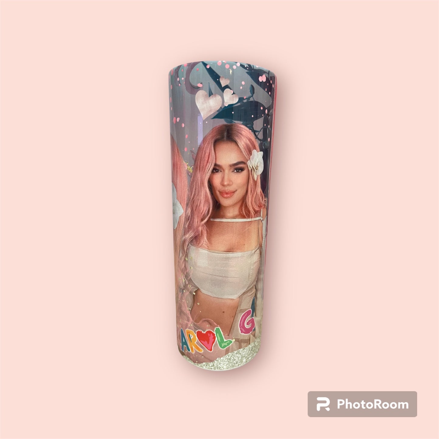 Karol Pink Hair Tumbler