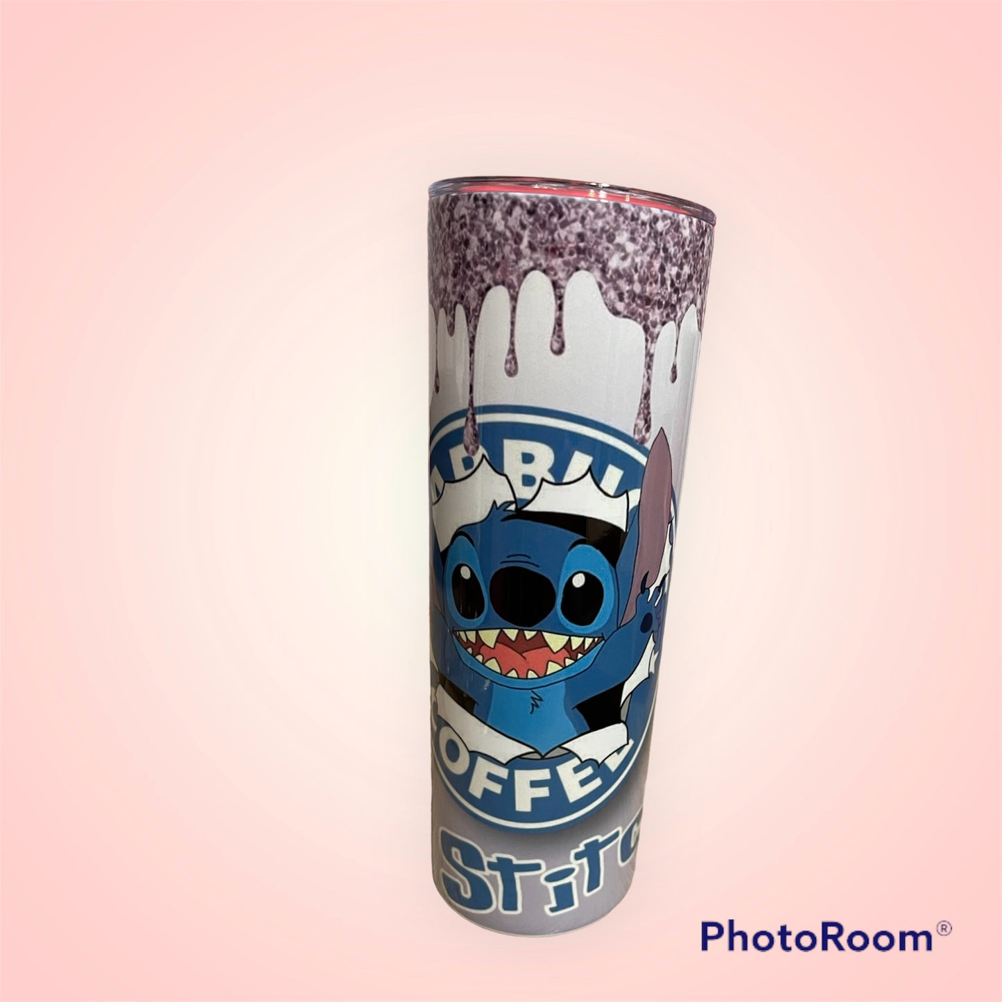 Blue Alien Coffee Tumbler