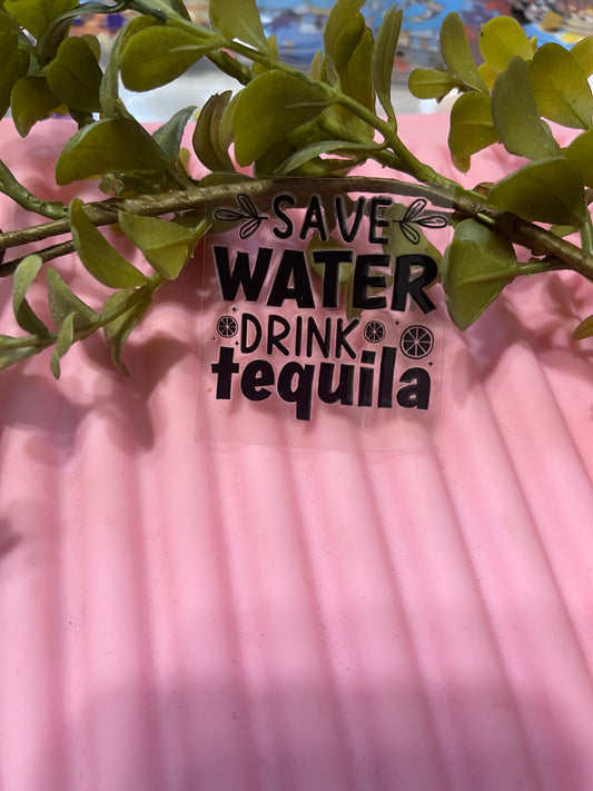 Save Water 2- Shot Decal