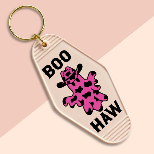 Boo Haw-UVDTF Keychain Decal