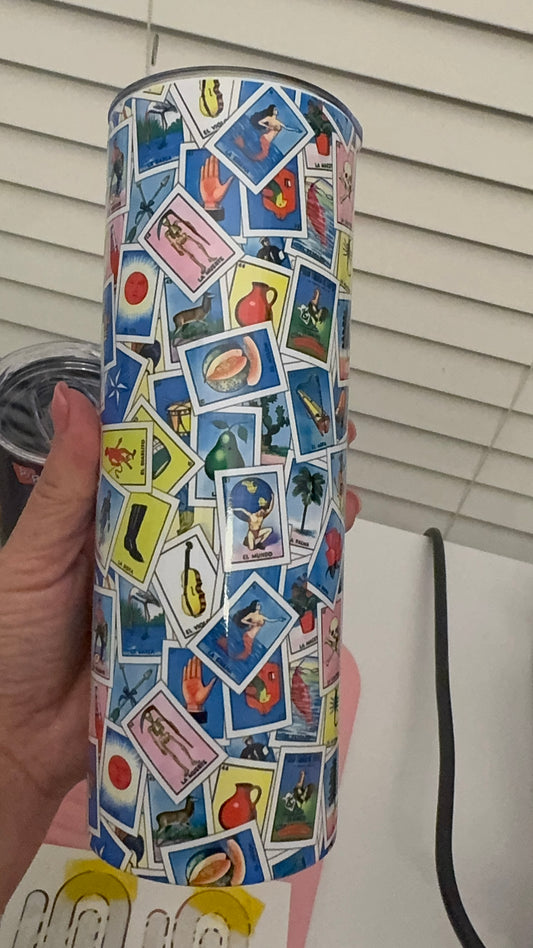 Loteria Tumbler Small Cards