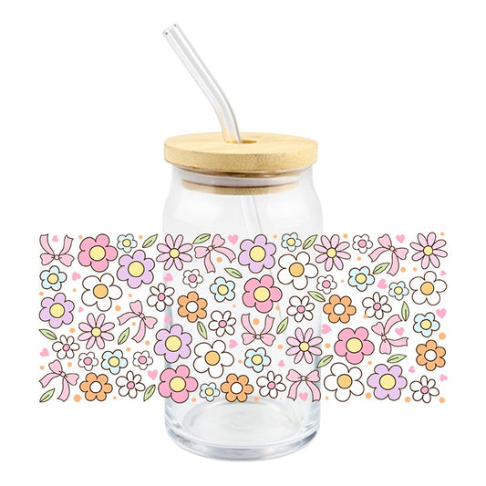 Spring Flowers and Ribbons