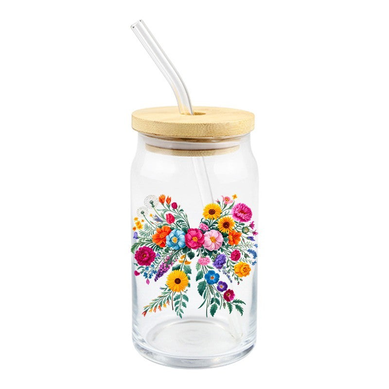 Floral Bow Decal
