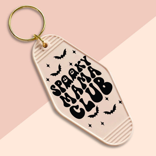 Spooky Mama Club-UVDTF Keychain Decal