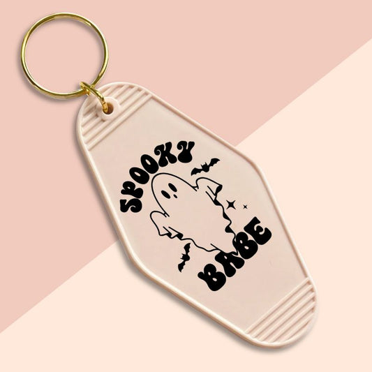 Spooky Babe-UVDTF Keychain Decal