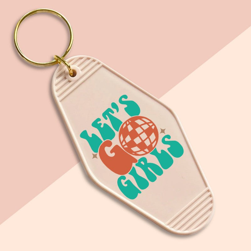 Let’s Go Girls-UVDTF Keychain Decal