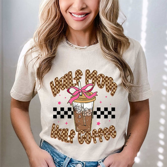 Half mom half coffee(DTF)