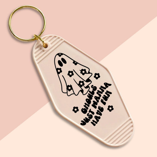 Ghouls just wanna have fun-UVDTF Keychain Decal