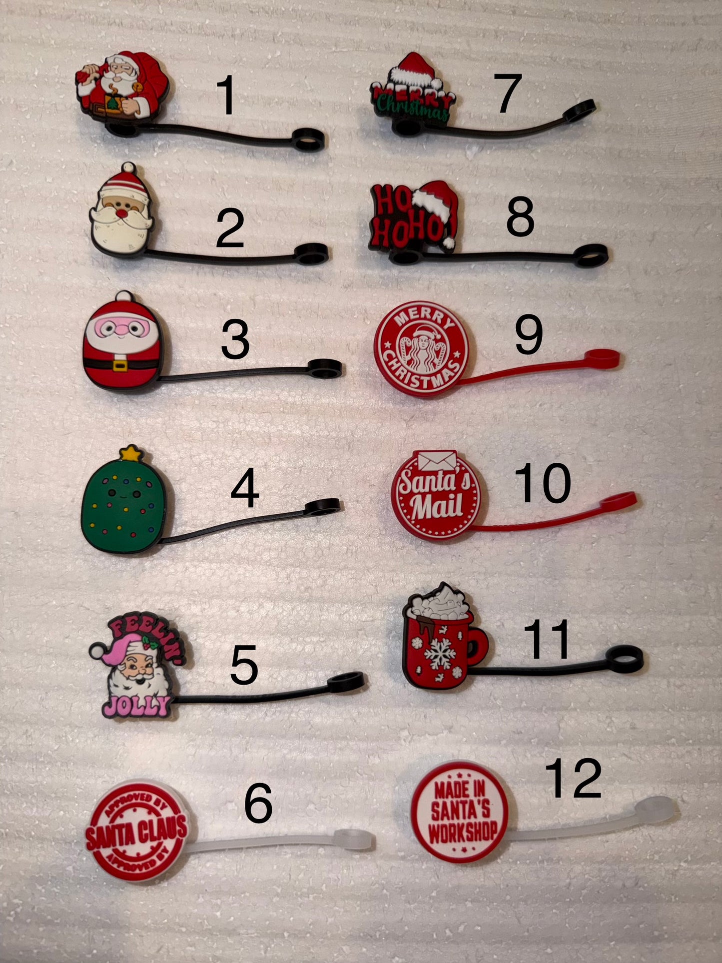 Straw Toppers (Christmas2)